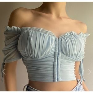 RUFFLED TOP